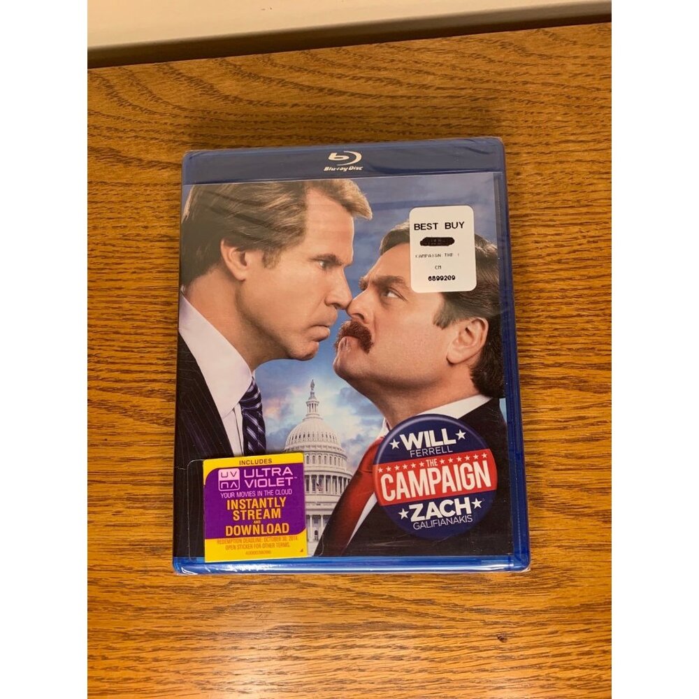 The Campaign (Blu-ray Disc, 2012) NEW NWT Will Ferrell Zach Galifianak